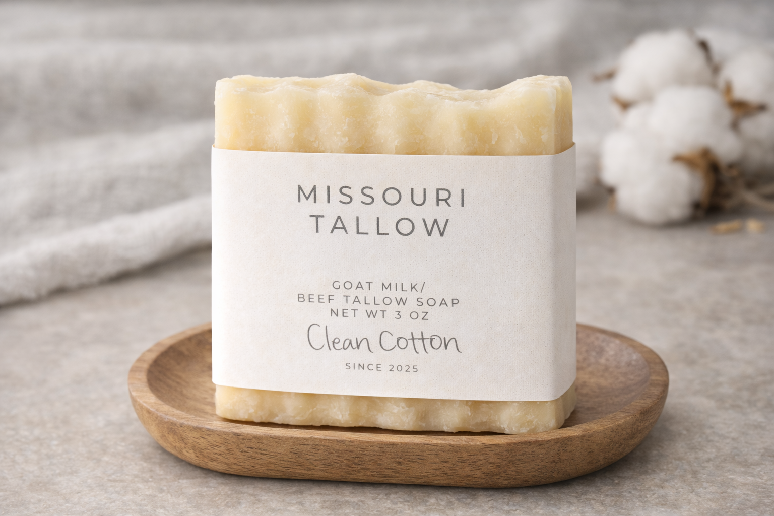 Scented Beef Tallow and Goat's Milk Soap