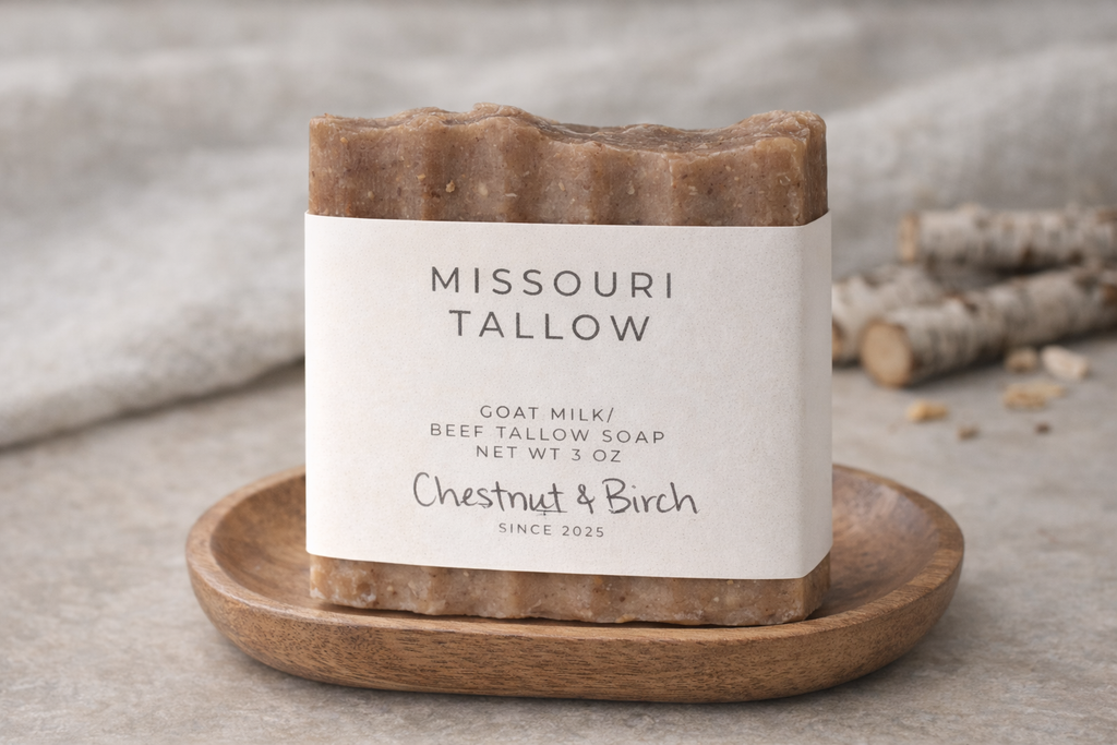 Scented Beef Tallow and Goat's Milk Soap