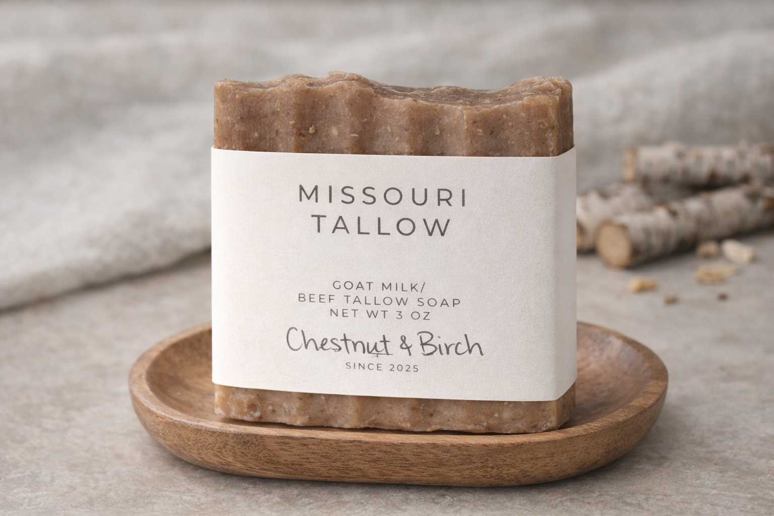 Scented Beef Tallow and Goat's Milk Soap