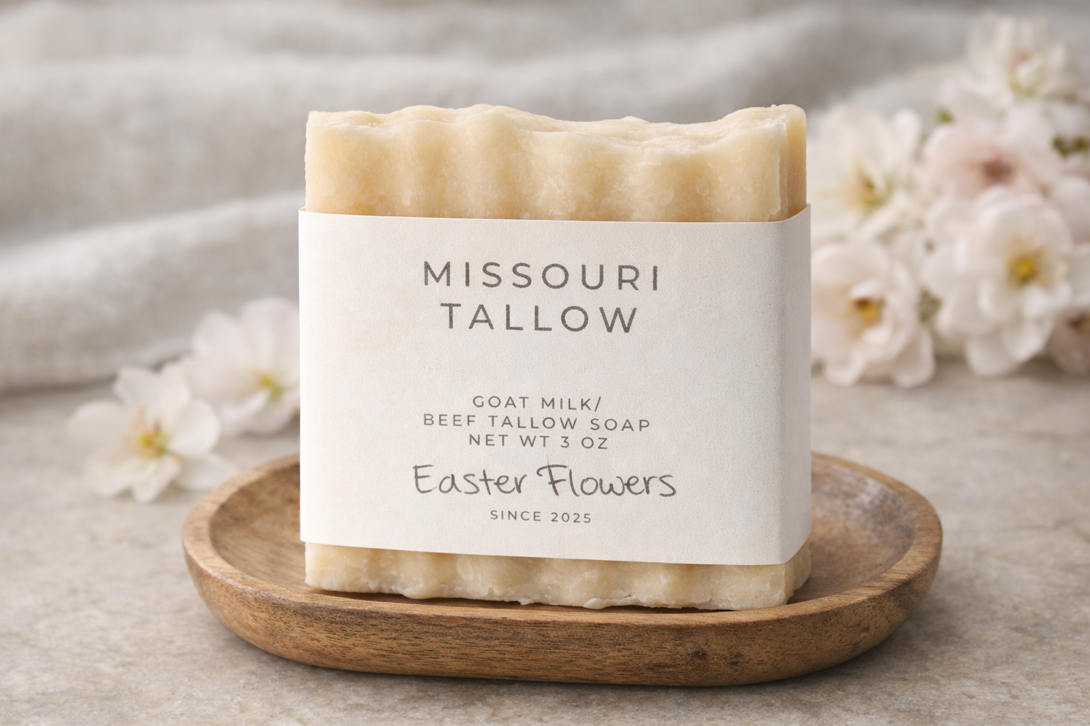 Scented Beef Tallow and Goat's Milk Soap