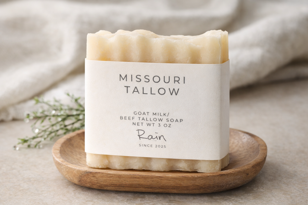Scented Beef Tallow and Goat's Milk Soap