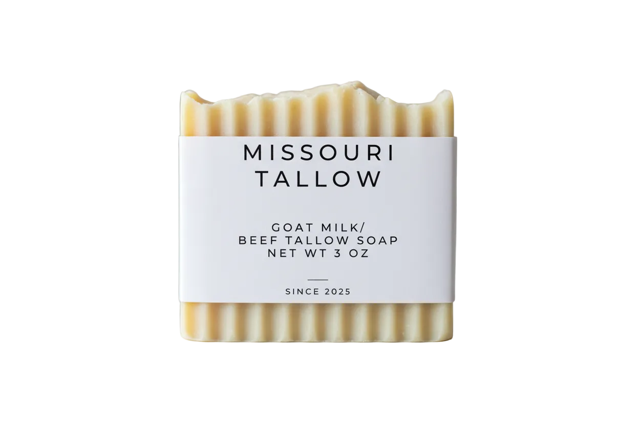 Beef Tallow and Goat's Milk Soap