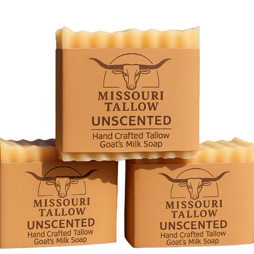 Beef Tallow and Goat's Milk Soap