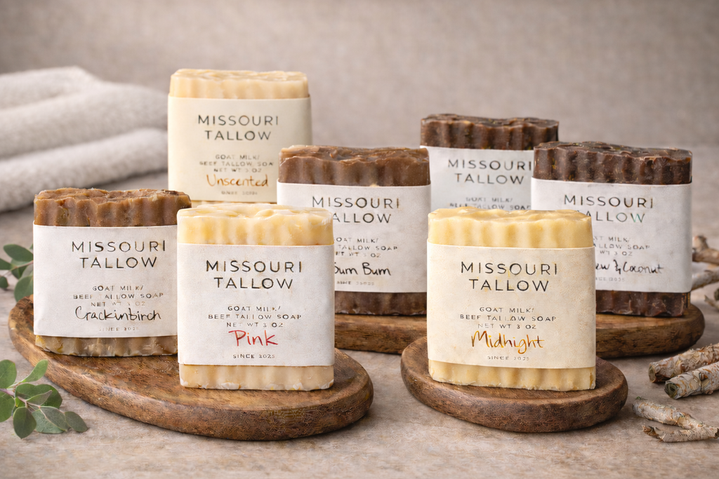 Scented Beef Tallow and Goat's Milk Soap